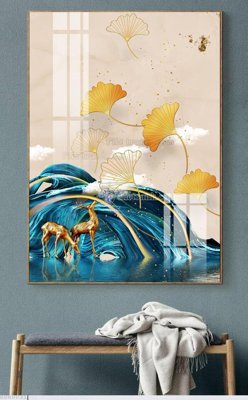 File in trần File bộ tranh treo hiện đại HD60031 (bản gốc) hoa văn