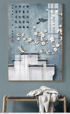 File gốc File bộ tranh treo hiện đại HD60041 (cho in UV) siêu nét