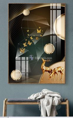 Download file tranh PSD File bộ tranh treo hiện đại HD60080 để chỉnh sửa