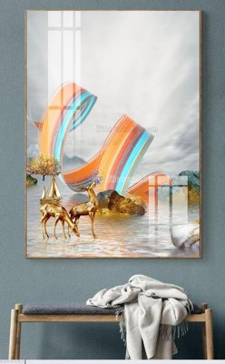 Download file gốc File bộ tranh treo hiện đại HD60087 (in mica) 3D