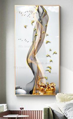 File PSD File bộ tranh treo hiện đại HD60096 (bản gốc) dễ dàng edit