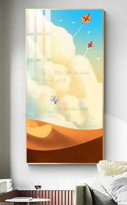 File ảnh File bộ tranh treo hiện đại HD60108 (gốc) dùng in Pano