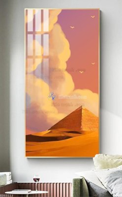 File in trần File bộ tranh treo hiện đại HD60112 (bản gốc 3D) sống động