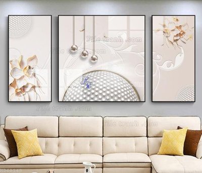 File gốc File bộ tranh treo hiện đại HD60149 (in mica) cắt laser