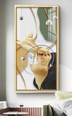 Tải file File bộ tranh treo hiện đại HD60158 (gốc) làm tranh trang trí