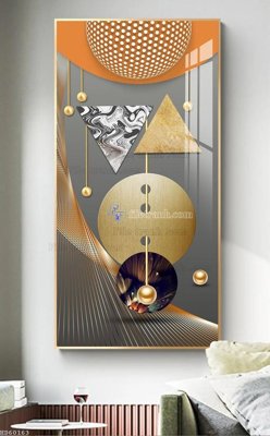 File gốc File bộ tranh treo hiện đại HD60163 (thiết kế) cho in ấn