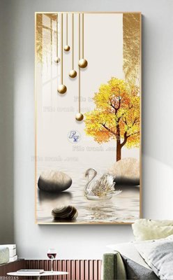 File gốc File bộ tranh treo hiện đại HD60165 (in lụa) trang trí tường