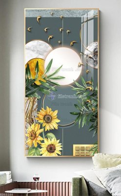 Tải file File bộ tranh treo hiện đại HD60166 (gốc) chủ đề phong thủy