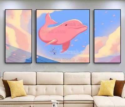 File ảnh File bộ tranh treo hiện đại HD60209 (gốc) dùng in Pano