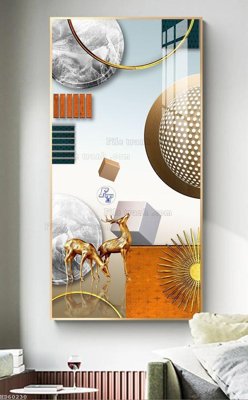 File PSD File bộ tranh treo hiện đại HD60230 (gốc) nhiều lớp (multi-layer)