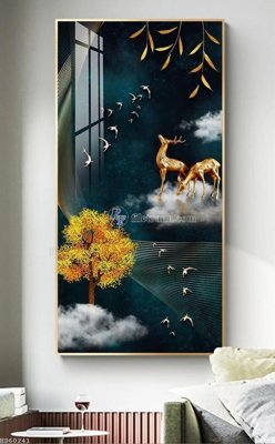 Chi tiết file tranh tráng gương File bộ tranh treo hiện đại HD60241 (ảnh gốc)