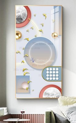 File tranh File bộ tranh treo hiện đại HD60243 (gốc) in backlit film