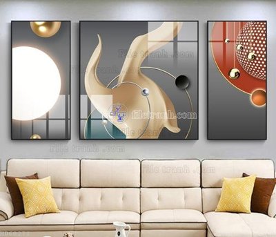 Tải file gốc File bộ tranh treo hiện đại HD60271 (in khổ lớn) không vỡ