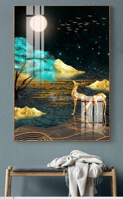 Download file gốc File bộ tranh treo hiện đại HD60278 (in mica) trong suốt