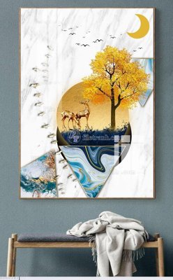 File tranh in trần File bộ tranh treo hiện đại HD60287 (ảnh gốc siêu nét)