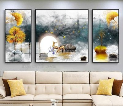 Ảnh mô tả file gốc in mica File bộ tranh treo hiện đại HD60305