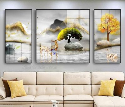 Mua file gốc File bộ tranh treo hiện đại HD60310 (chất lượng) tại Filetranh.com