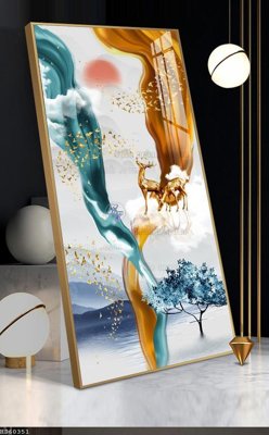 File tranh File bộ tranh treo hiện đại HD60351 (gốc) in film