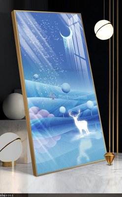 File gốc File bộ tranh treo hiện đại HD60352 (in lụa) trang trí tường