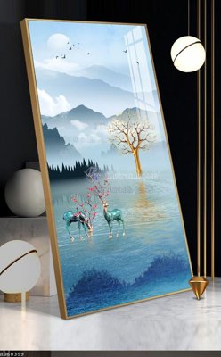 File tranh File bộ tranh treo hiện đại HD60359 (gốc) phong cách tối giản