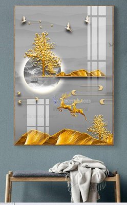 File tranh gốc File bộ tranh treo hiện đại HD60375 (bản quyền) Filetranh.com