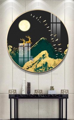 File tranh File bộ tranh treo hiện đại HD60380 (file gốc) chuẩn màu in