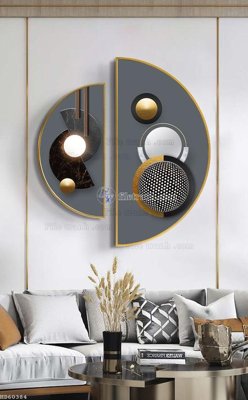 File gốc File bộ tranh treo hiện đại HD60384 (bản quyền) cho in ấn