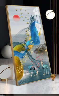 File ảnh File bộ tranh treo hiện đại HD60414 (gốc) in PP, decal