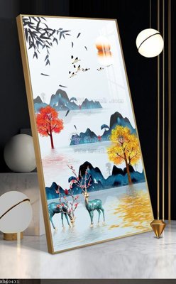 File gốc in tráng gương File bộ tranh treo hiện đại HD60431 chi tiết