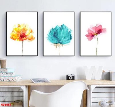 File gốc File tranh bộ hiện đại HD6053 (trang trí) phòng ngủ