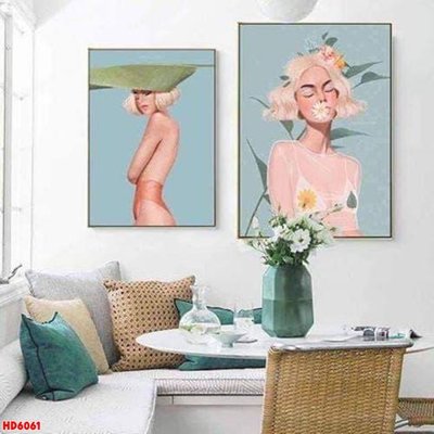 Tải file gốc in lụa File tranh bộ hiện đại HD6061 siêu nét