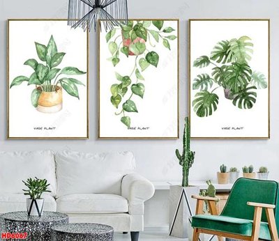 File ảnh File tranh bộ hiện đại HD6067 (gốc) in PP, decal