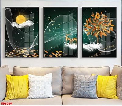 File tranh File tranh bộ hiện đại HD6069 (gốc) chủ đề con người