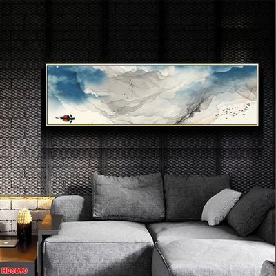 File gốc File tranh bộ hiện đại HD6090 (in 3D) cho trang trí