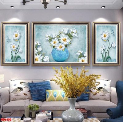 Tải file File tranh bộ hiện đại HD6102 (gốc) làm tranh trang trí