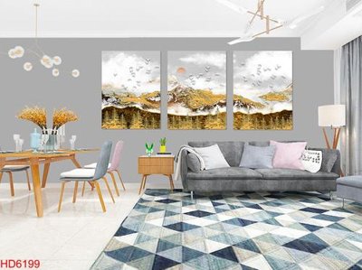 Tải file File tranh bộ hiện đại HD6199 (PSD) cho in tranh kính