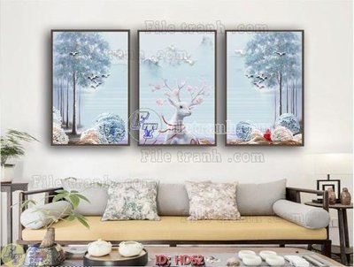 File gốc File tranh hiện đại HD62 (thiết kế) độc quyền