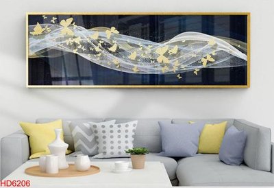 File gốc File tranh bộ hiện đại HD6206 (in lụa) tranh thuận buồm