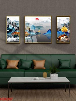 File in ấn cao cấp File tranh bộ hiện đại HD6207 (file gốc)