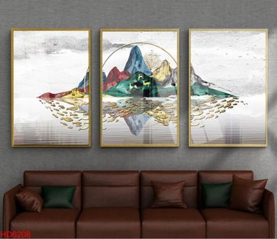 File gốc File tranh bộ hiện đại HD6208 (ảnh chi tiết) để in ấn