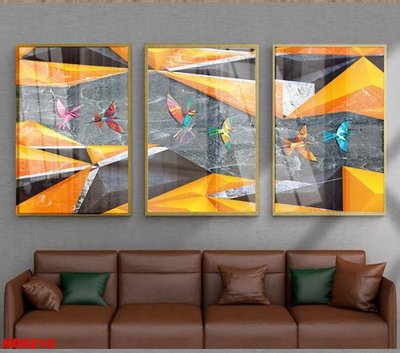 File gốc File tranh bộ hiện đại HD6210 (ảnh chi tiết) để in lụa