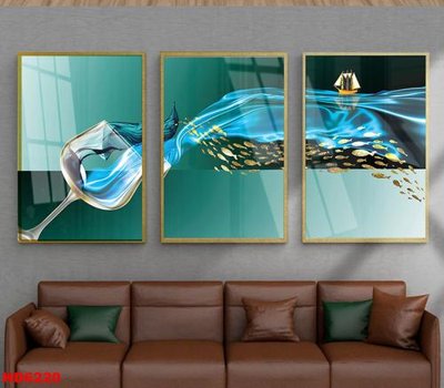 Download file gốc File tranh bộ hiện đại HD6220 (in lụa) nghệ thuật