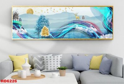 Tải file gốc in lụa File tranh bộ hiện đại HD6226 siêu nét