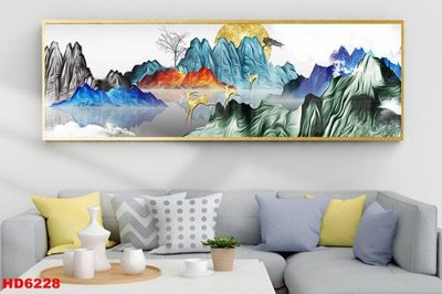 File in lụa File tranh bộ hiện đại HD6228 (chất lượng cao) File tranh bộ hiện đại HD6228