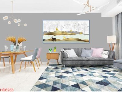 File in mica File tranh bộ hiện đại HD6233 (bản gốc) siêu trong