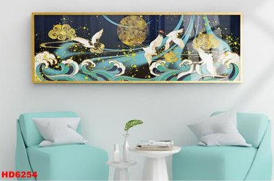 Download file gốc File tranh bộ hiện đại HD6254 (in lụa) cao cấp