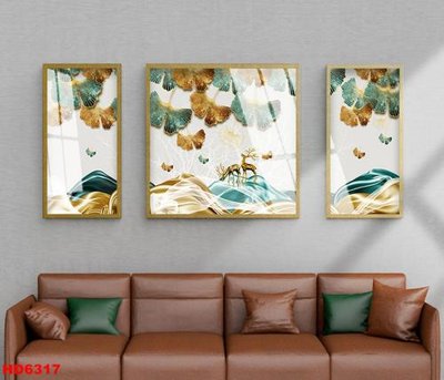 Tải file File tranh bộ hiện đại HD6317 (gốc) in tranh tráng gương