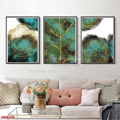 File gốc in ấn File tranh bộ hiện đại HD6326 (sẵn sàng tải về)