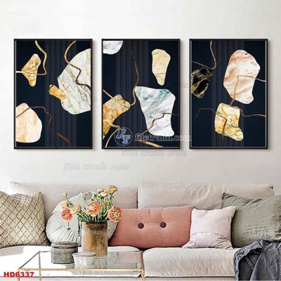 Tải file File tranh bộ hiện đại HD6337 (gốc) in nhanh