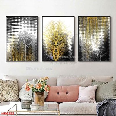 Ảnh gốc File tranh bộ hiện đại HD6352 (siêu chi tiết) để in ấn